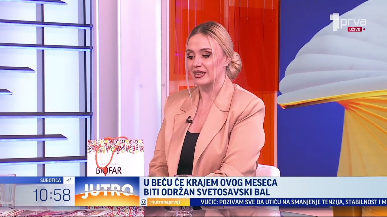 Saša Vasić  - Gostovanje na TV Prva povodom Svetosavskog bala u Beču 31.01.2025