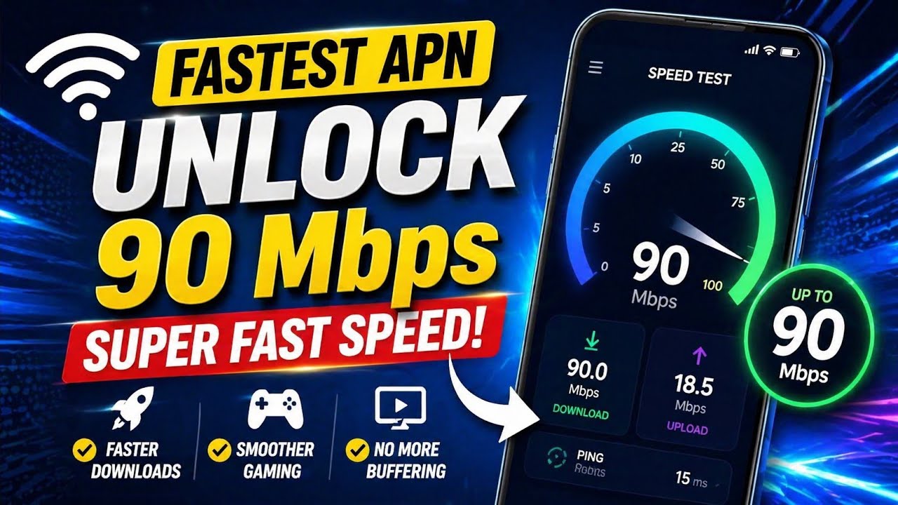 FASTEST APN Settings 2025 | Boost Mobile Internet Speed to 90Mbps!