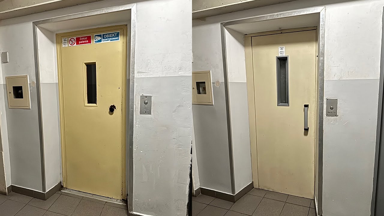 Winda-Warszawa z 1997 roku i ZUD odważnikowy po modernizacji | ul. Kinowa 20, Warszawa