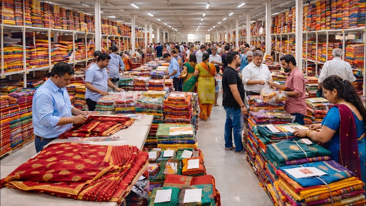 घर से शुरू किया आज कमा रही है लाखों महीनों का | womens business idea | surat saree wholesale 