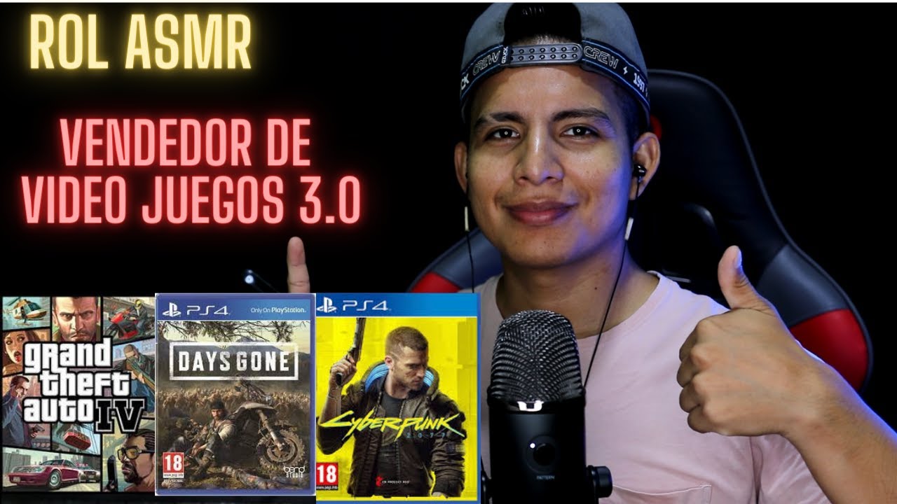 VENDEDOR DE VIDEO JUEGOS  3.0 -- ROL ASMR