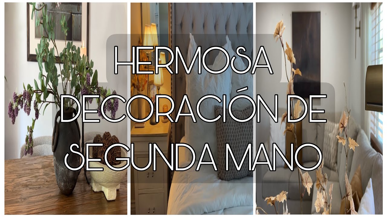 TE MUESTRO MIS DECORACIONES DE SEGUNDA MANO / Yitahome mueble