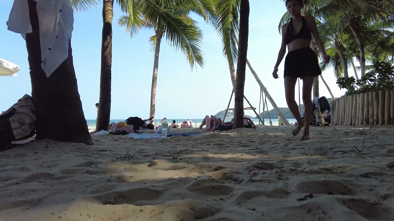 60 Minutes Relaxing Day at Khem Beach –  Real Beach Atmosphere [Study, Sleep, Relaxion]