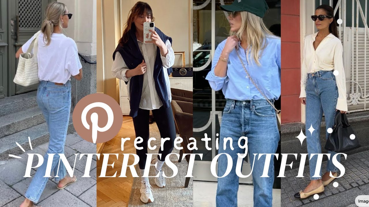 RECREATING PINTEREST OUTFITS FOR SPRING | Spring Fashion 2025 | Pinterest Outfit Ideas