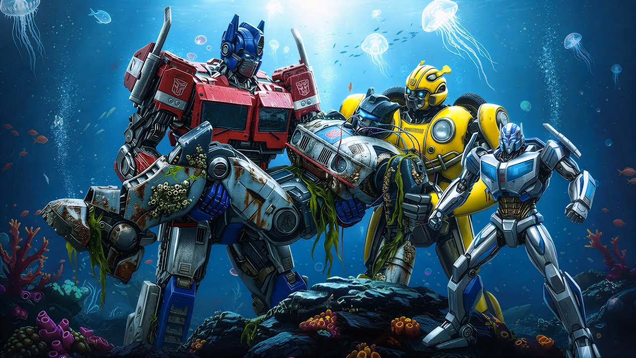 Optimus Prime and Bumblebee Found a Rusted Autobot 4,000m Underwater – Jazz Is Back in Action!