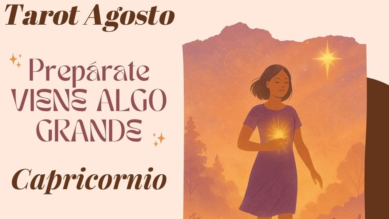 CAPRICORNIO♑ TIRADA GENERAL DE TAROT AGOSTO🔥 - TAROT TORTUGA🐢