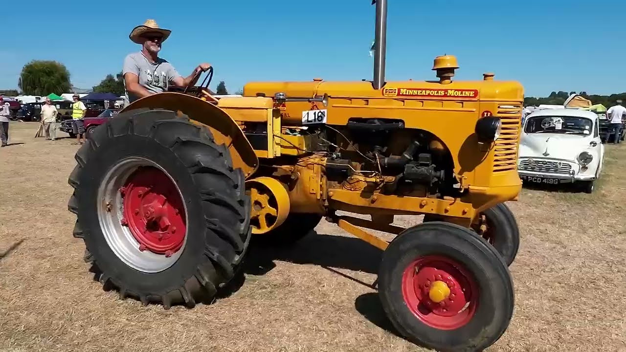 Historic Agricultural Tractors at Hellingly Festival of Transport 2025.
