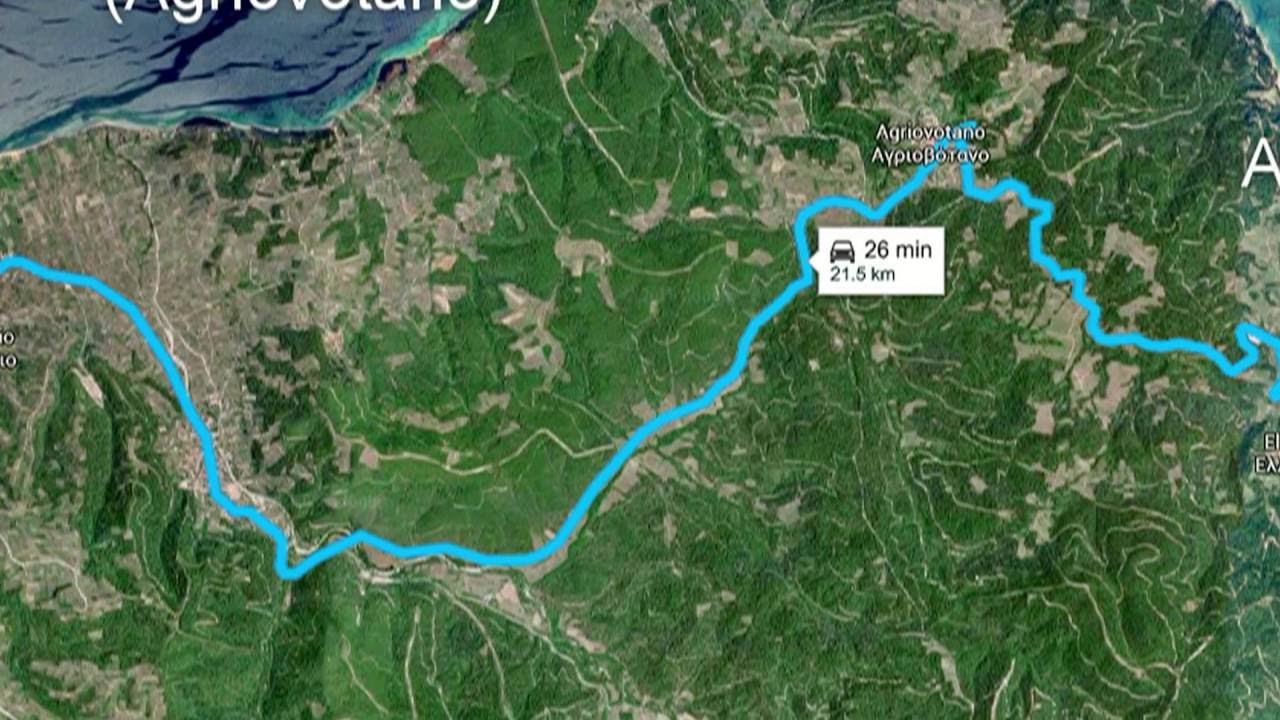 North Evia: Pefki -  Vasiliki roadtrip