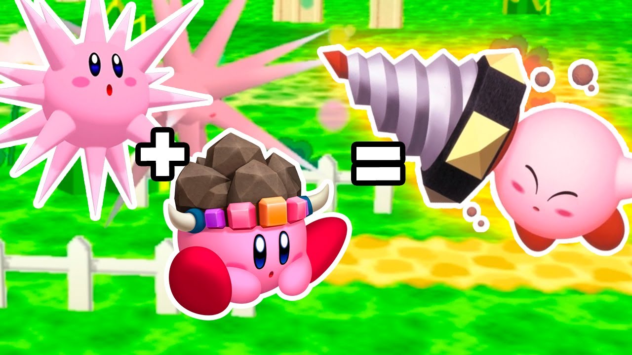 En este Kirby puedes FUSIONAR PODERES! 😱