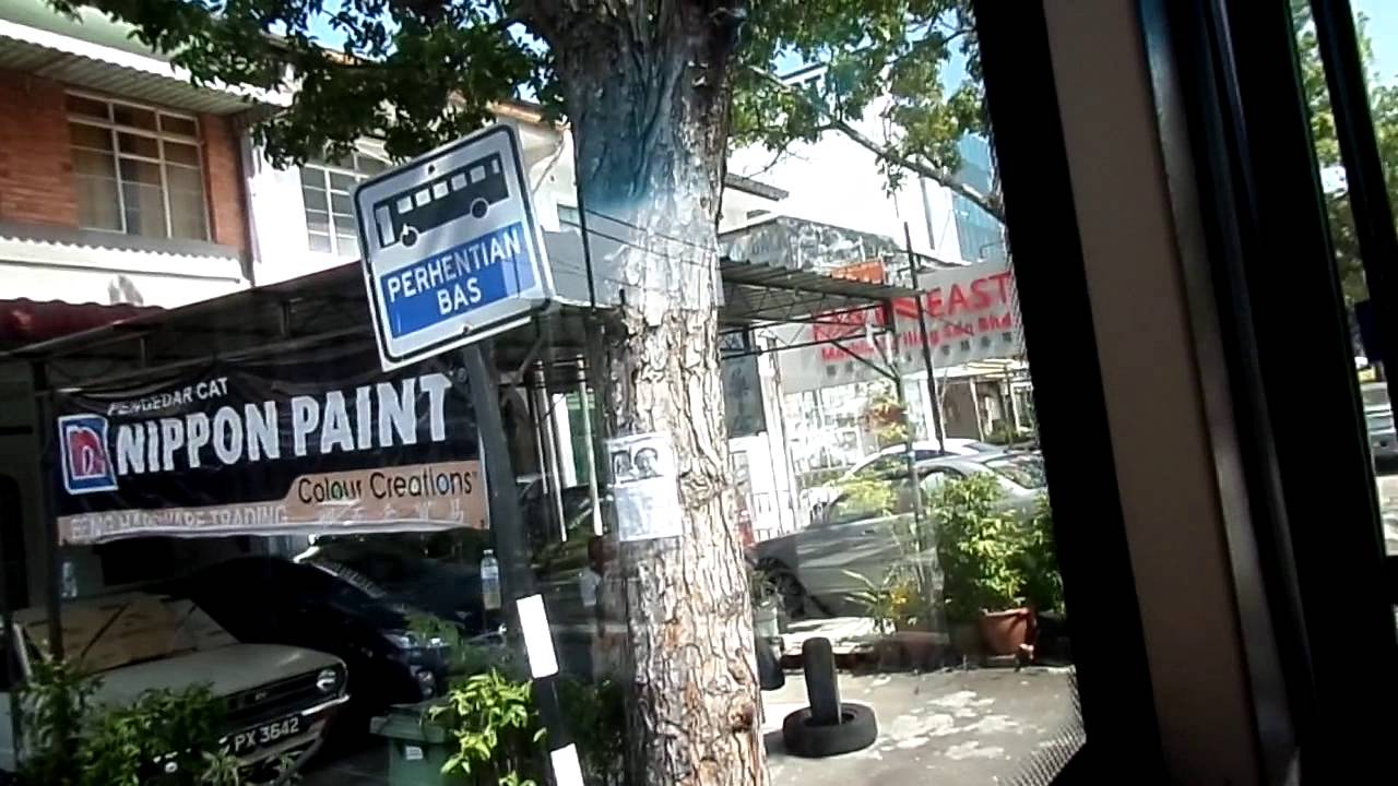 George Town from bus / Джорджтаун из автобуса