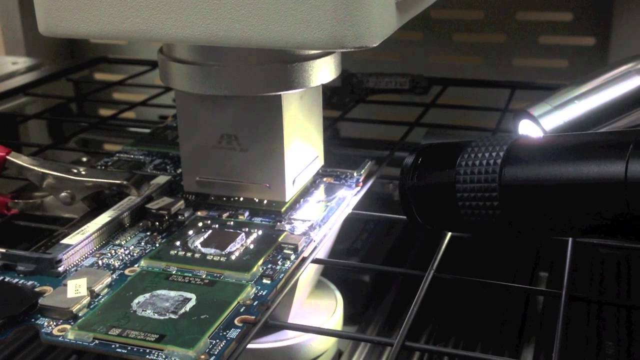 MBP chip lift on ZM-R-6200c BGA Rework Station