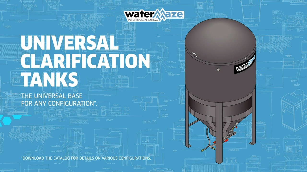 Water Maze Universal Clarification Tank