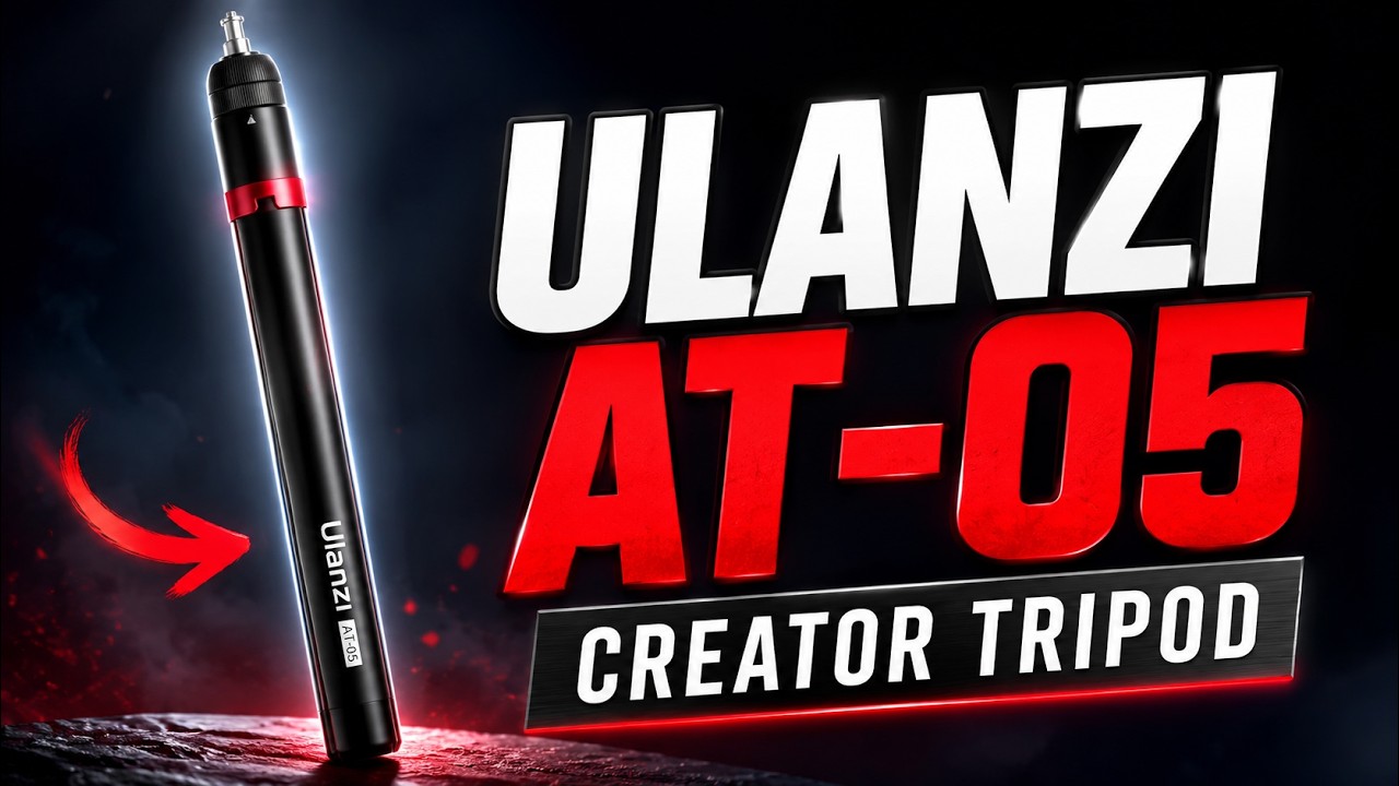 Why Every YouTuber Needs This Tripod – Ulanzi AT-05 Review
