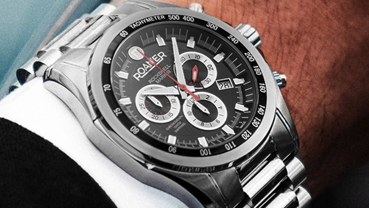 💥💥💥Review Swiss Made Watch Roamer Rockshell Mark III Chrono 220837 41 55 20