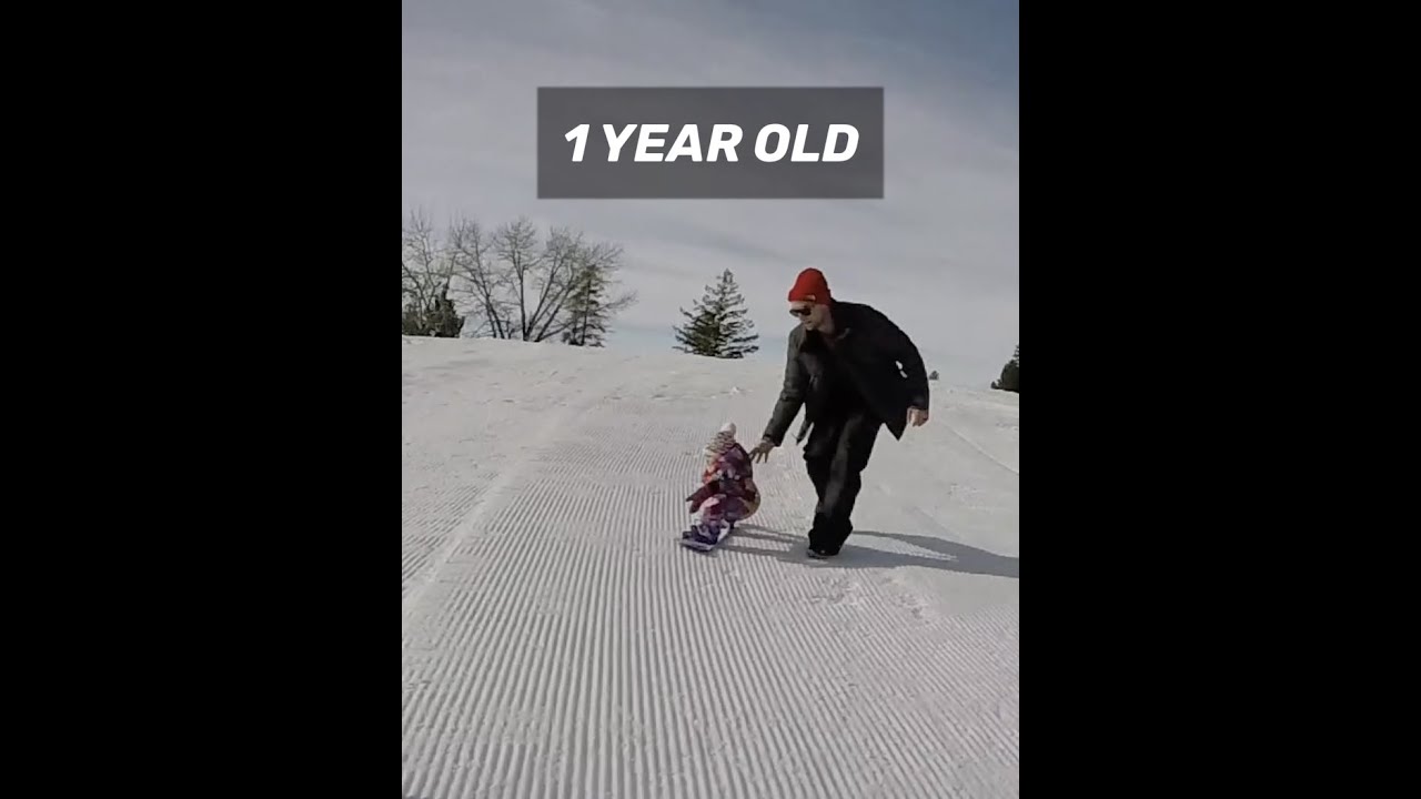 Её ПРОГРЕСС от 1 года до 5 лет в сноуборде | Декабрь 2017 г. - март 2022 г.