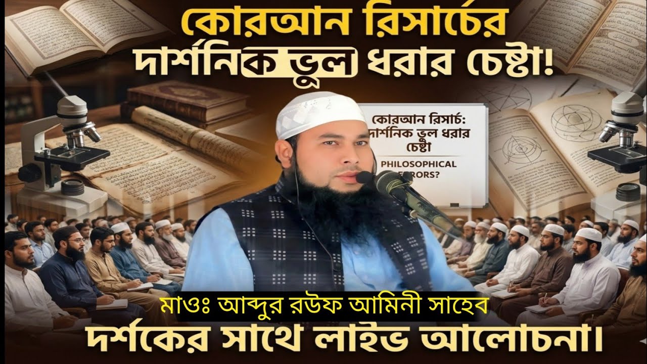 বিজ্ঞানীদের কোরআনিয়ে গবেষণা || হাফেজ মাওঃ আব্দুর রউফ আমিনী (সাহেব) ঢাকা গাজীপুর ০১৯৪৭-৫৫৬৭১৯
