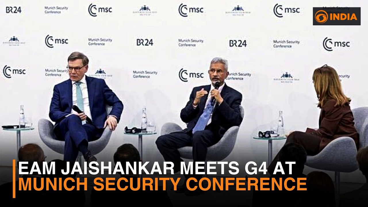 EAM Jaishankar meets G4 at Munich Security Conference & more news | DD India Live | 7 AM IST
