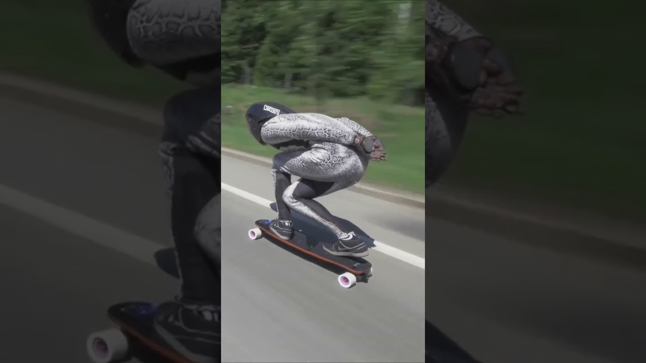 Mit 130 km/h auf dem Longboard! 😳