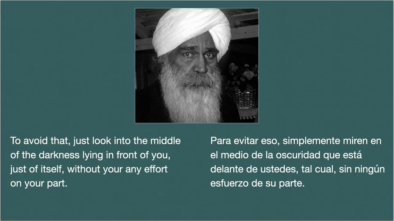 Master Kirpal Meditation TALK #6