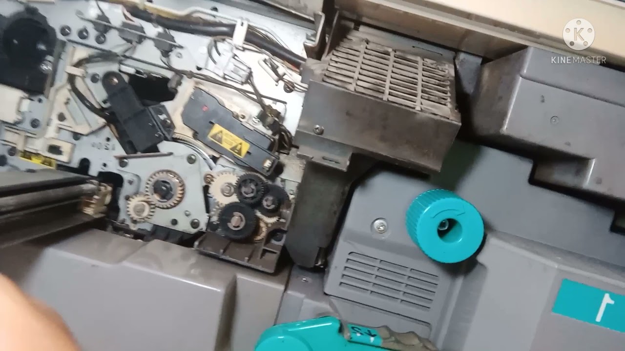 tutorial cara membersihkan wire atas ( primary ) Canon Ir 5000/6000