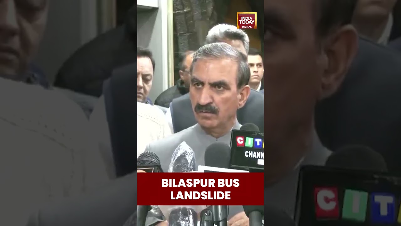 Bilaspur Bus Landslide | #shorts #himchalpradesh #bilaspur #rescueoperation #ndrf #landslide