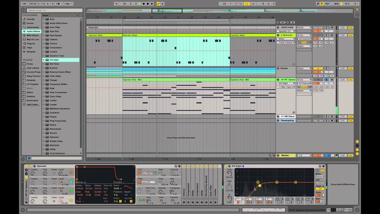 Как настроить эквалайзер — Часть 1 — Основы работы с эквалайзером Eight Ableton Live