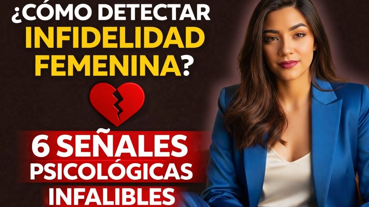 &iquest;C&Oacute;MO DETECTAR INFIDELIDAD FEMENINA    6 SE&Ntilde;ALES PSICOL&Oacute;GICAS INFALIBLES