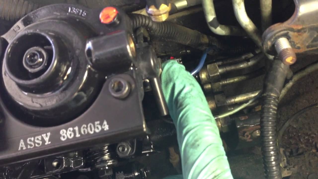 Bosch VE Pump Installation