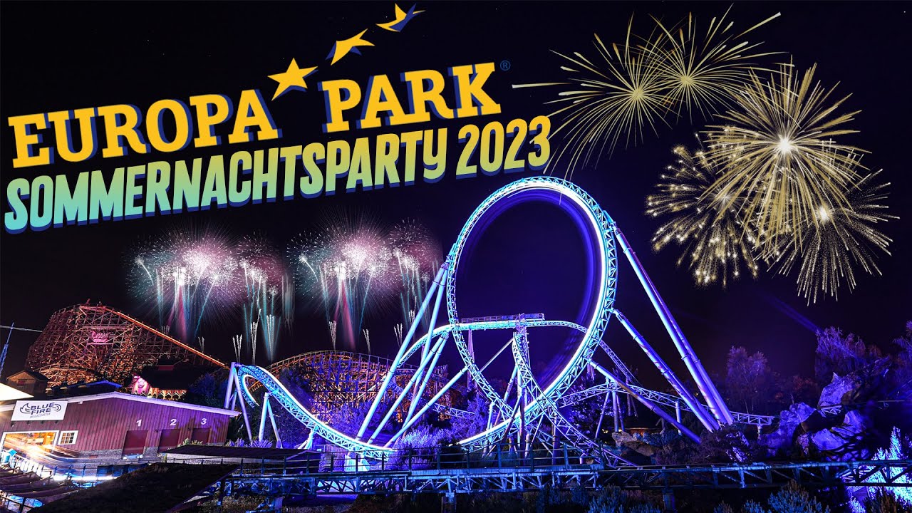 Europa Park Sommernachtsparty Vlog 2023🎆⭐️🎢 | 🌧️feat. Der REGEN des grauens😲 | Europa Park Rust