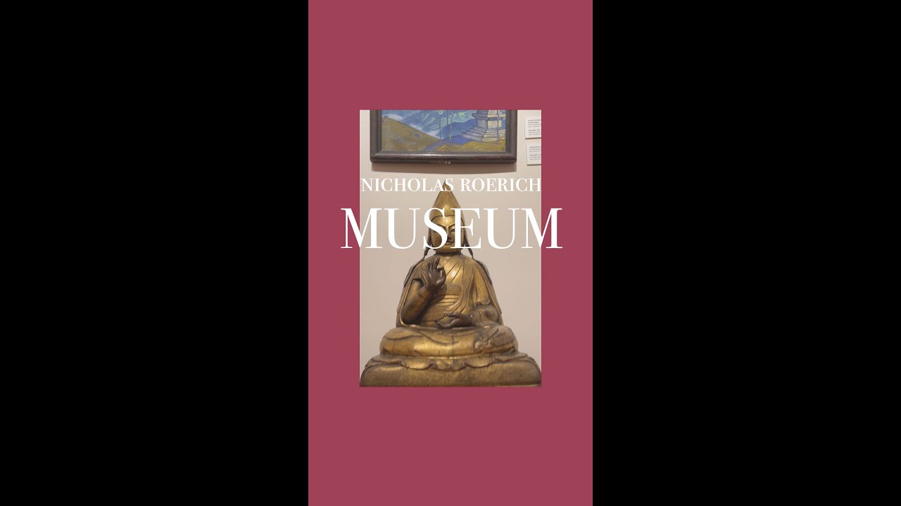 Tsongkhapa, a Tibetan Buddhist monk🧘&zwj;♂️ in the Nicholas Roerich Museum in New York