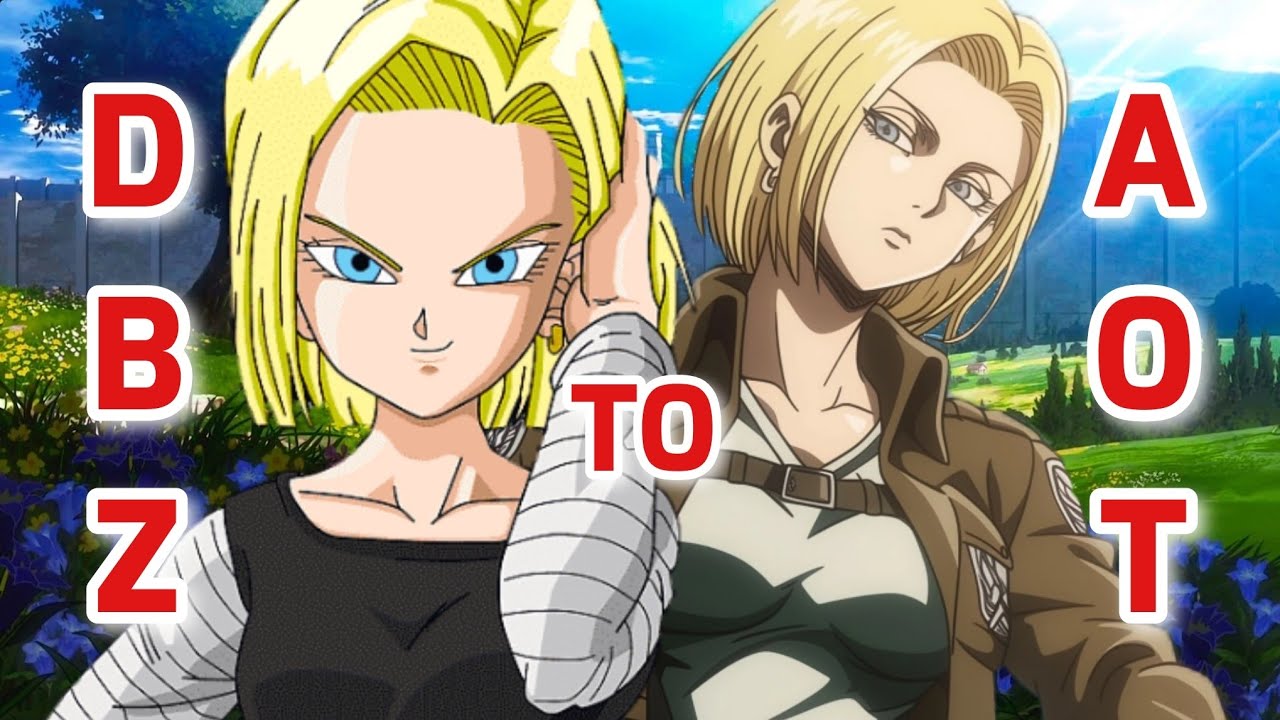 Dragon Ball Z in Attack on Titan Art Style