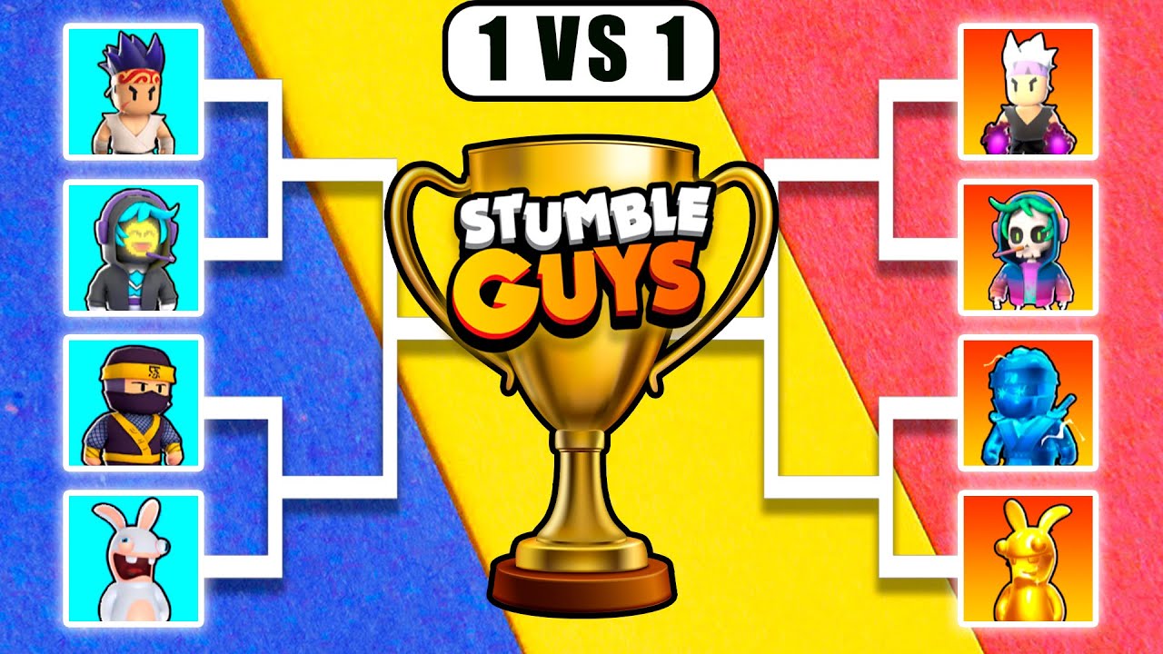 NOOB vs PRO VERSIONS OF CHARACTERS Tournament 🔥 Battle in Stumble Guys