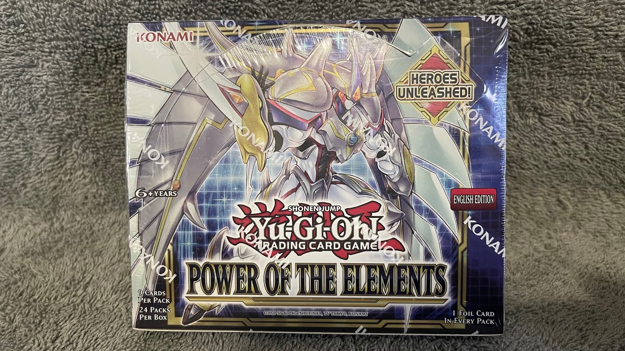 Yu-Gi-Oh Power of the Elements - Booster Box opening!