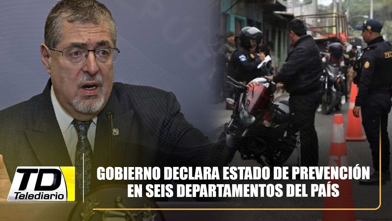 Gobierno declara Estado de Prevención en seis departamentos del país