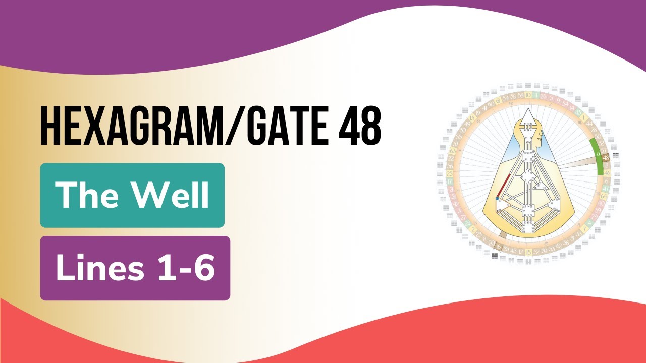 Hexagram/Gate 48, The Well,  Lines 1-6: Human Design & The Book of Lines