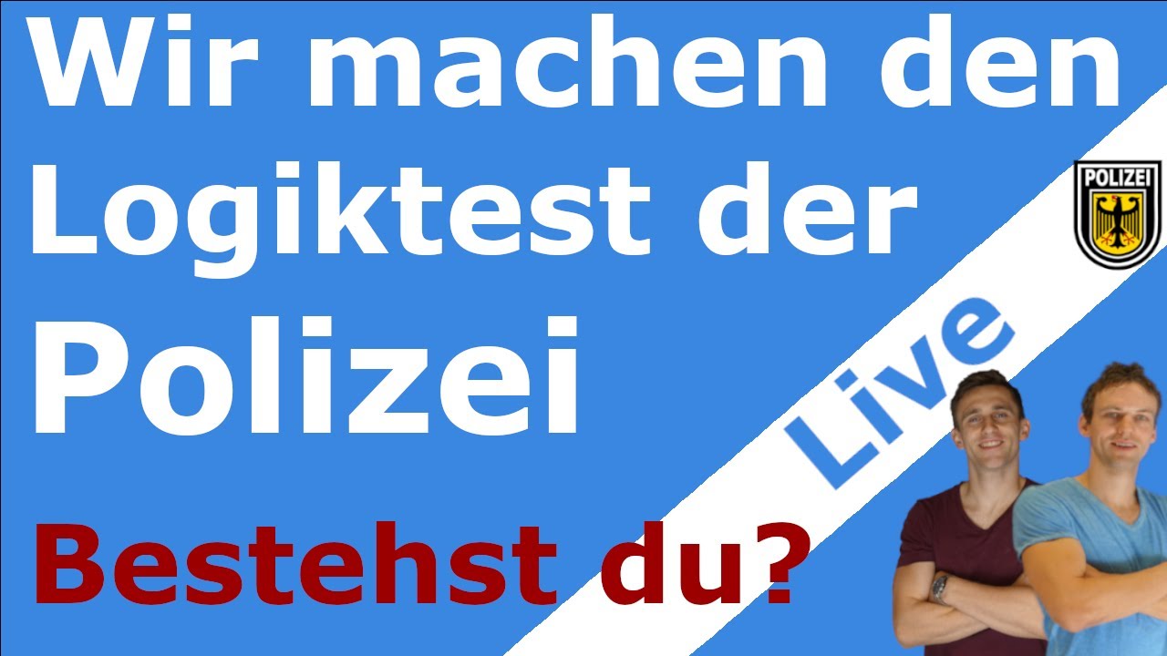 Online Logiktest der Polizei - Bestehen wir?