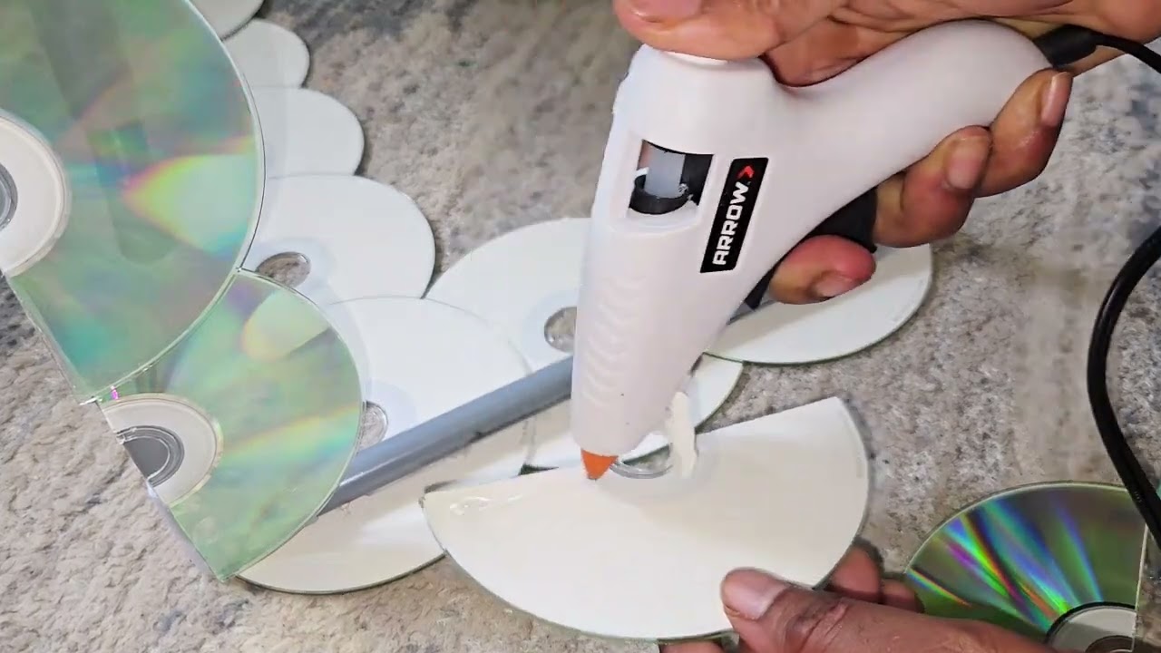 DIY Unique Coffee Table with CDs