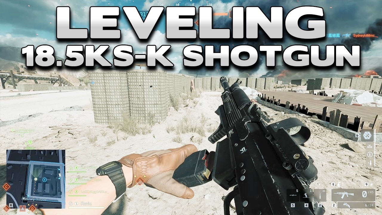 Leveling The 18.5KS-K Shotgun in Battlefield 6