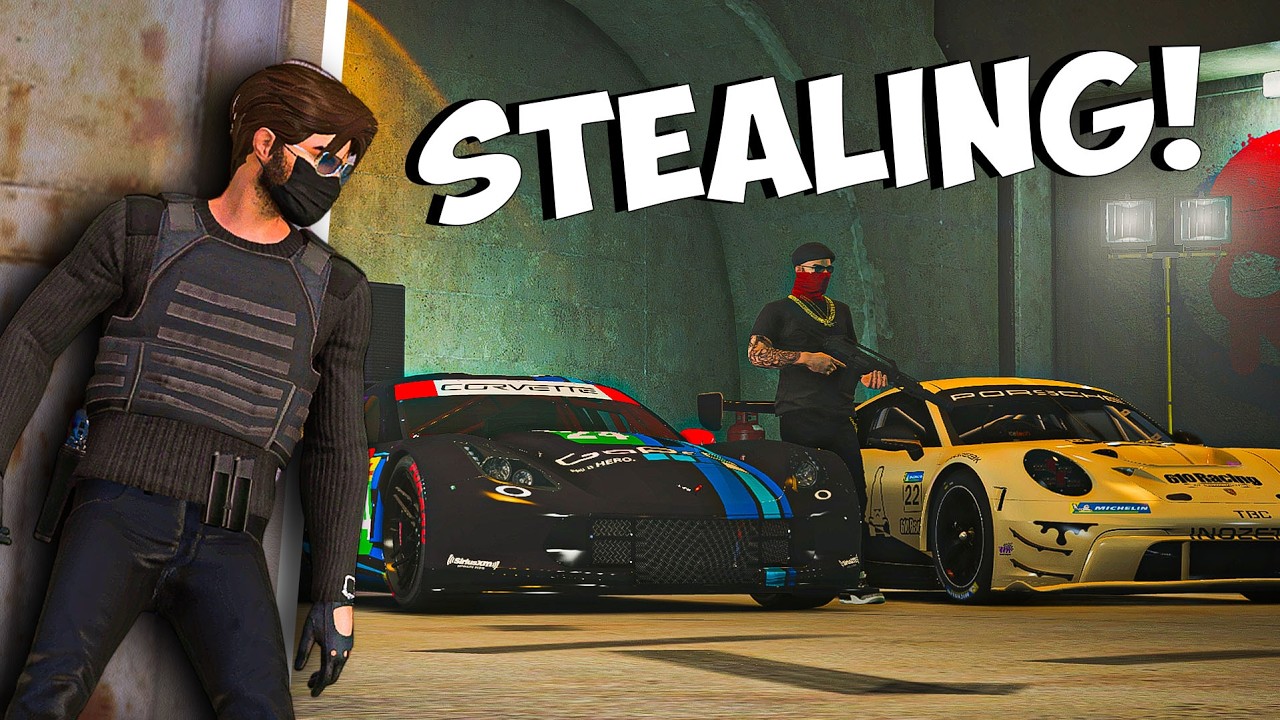 STEALING RARE SUPERCARS FROM A BLACK MARKET BOSS IN GTA 5 RP!
