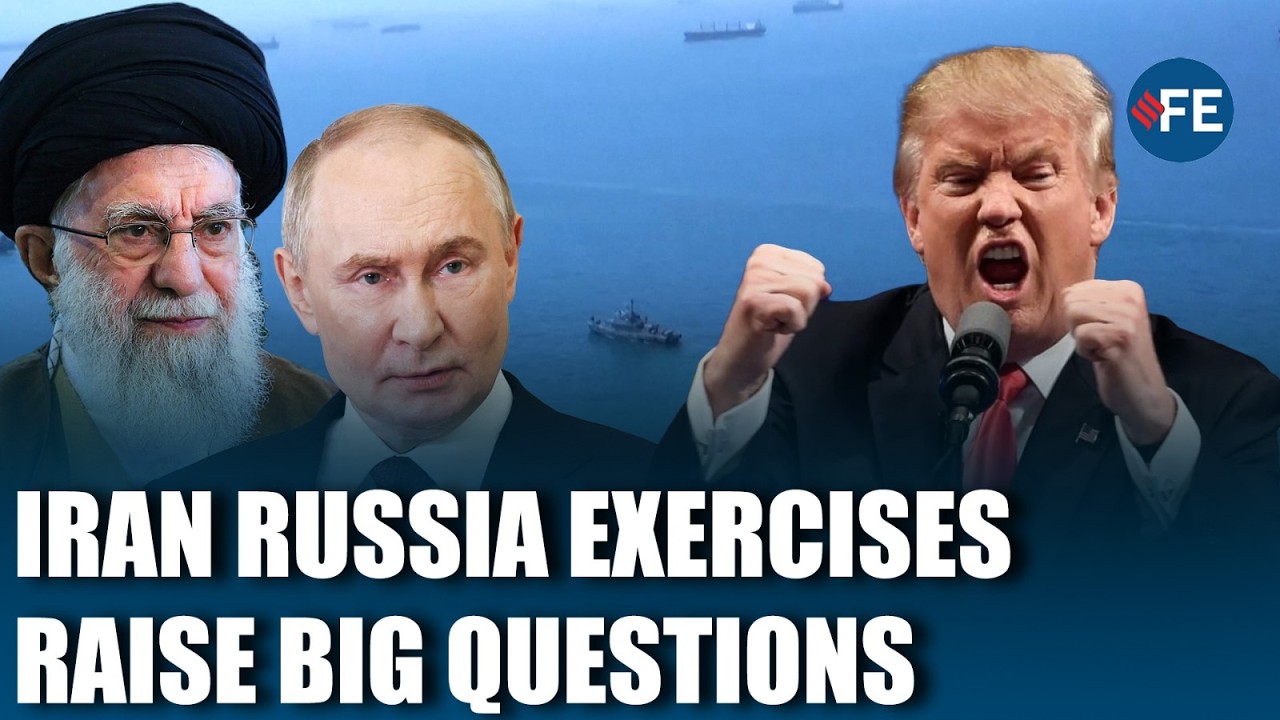 Россия и Иран провели совместные военно-морские учения в Оманском заливе, в то время как США разм...