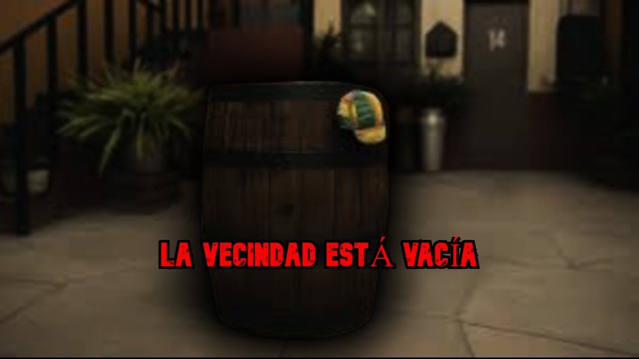 LA VECINDAD ESTÁ VACÍA | Creepypasta del Chavo del 8