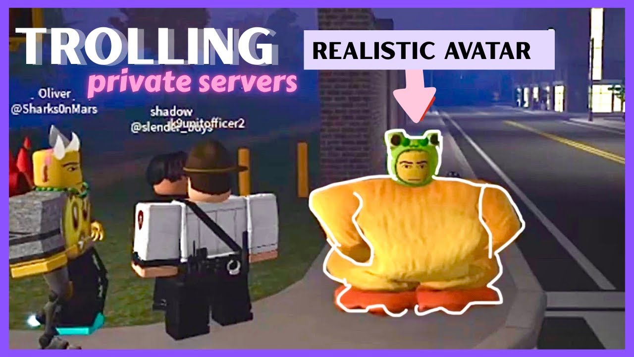 Trolling RP servers with most realistic avatar in ERLC