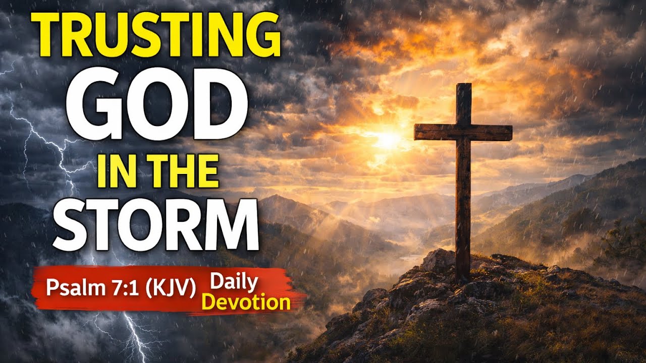 Trusting God in the Storm | Psalm 7:1 (KJV) | Powerful Morning Devotional & Prayer