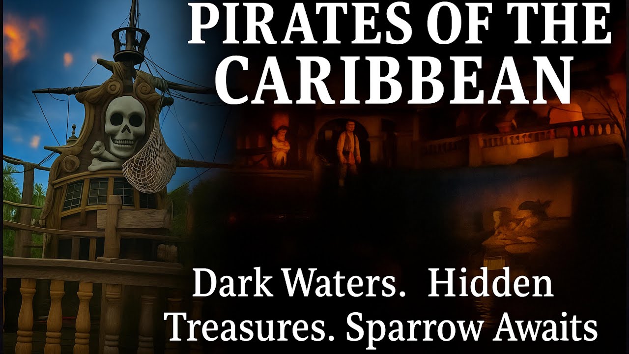 Pirates of the Caribbean Ride at Disneyland Paris—A Dark Adventure with Jack Sparrow!