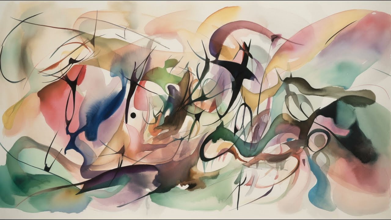 Watercolors | Modern Art For Your TV or Computer