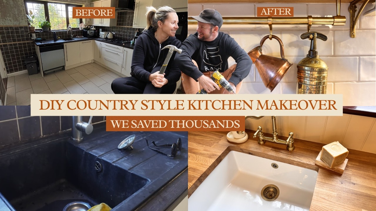 DIY Country Kitchen Remodel - Start to Finish