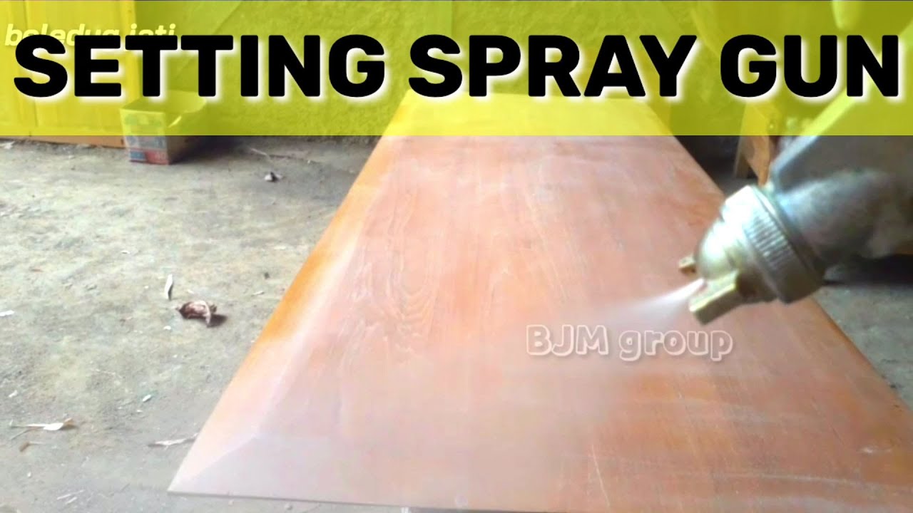 SETTING SPRAY GUN  ❗❗ TEKIRO F75 UNTUK CLEAR