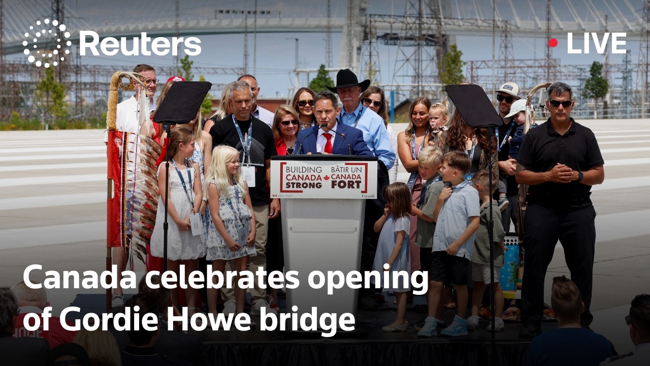 LIVE: Canada celebrates opening of Gordie Howe bridge
