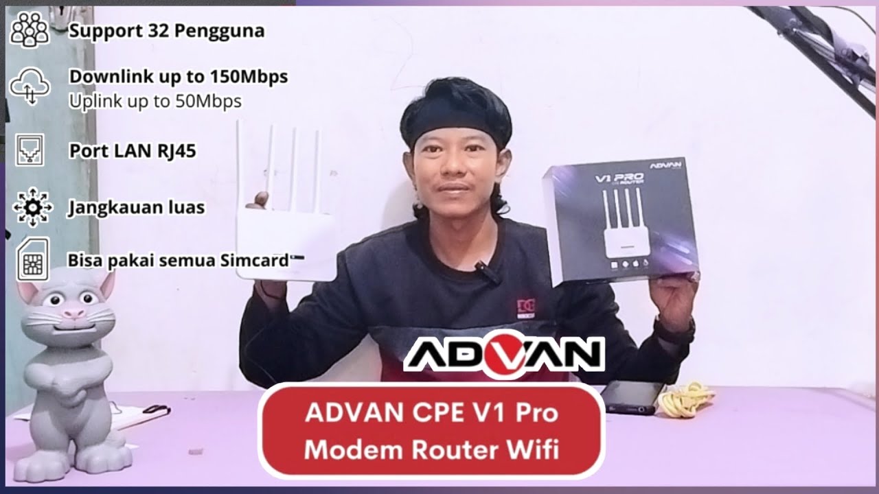 ADVAN CPE V1 Pro‼️[ Modem Router Wife 150 Mbps 32 User ]