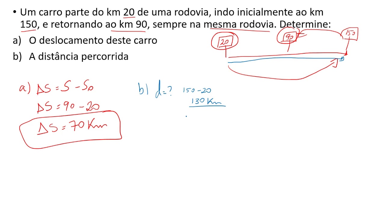 exerc&iacute;cio da aula 2 - deslocamento